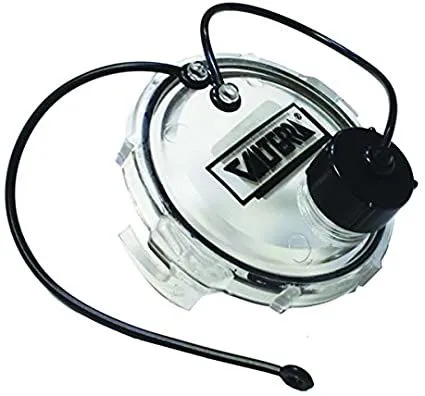 Waste Valve Clear Cap  3in  Ca